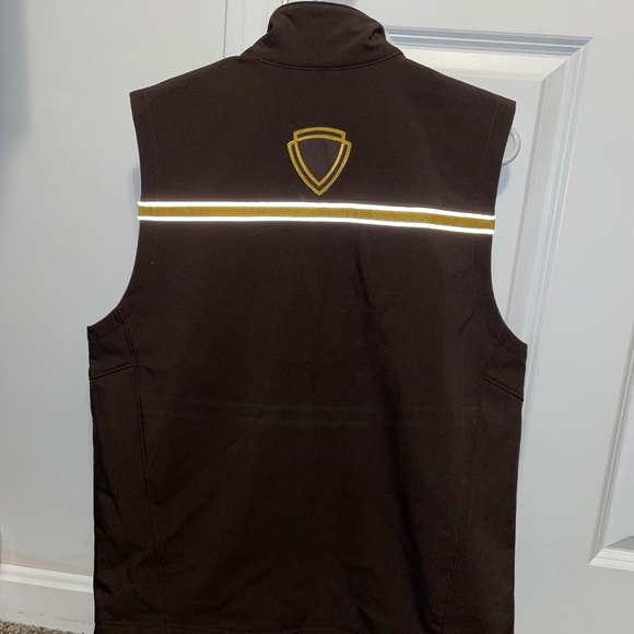 Ariat Zip up vest Men’s Size Medium Brown - Picture 8 of 8